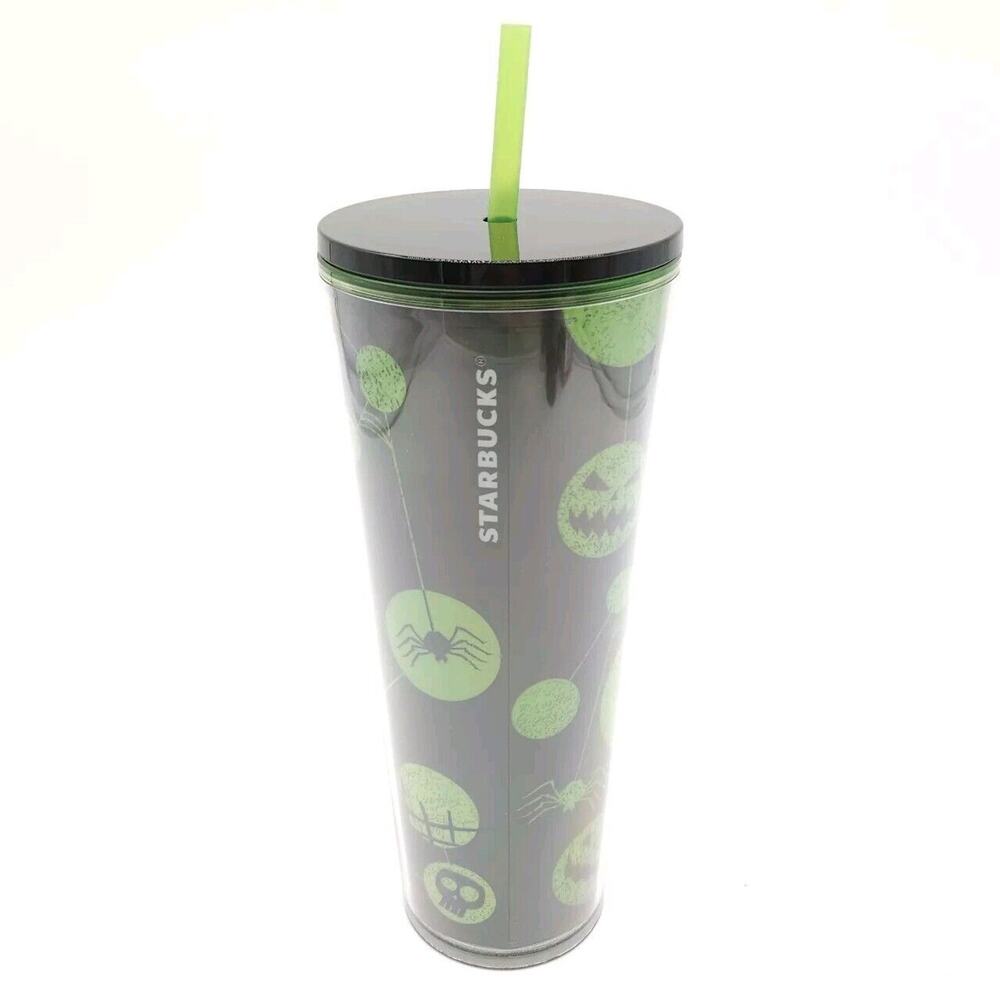 The Nightmare Before Christmas Disney Starbucks Tumbler + Straw Halloween In Box - Picture 3 of 4